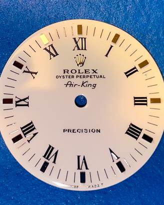 Quadrante originale rolex air king 1991 bianco