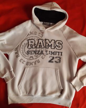 felpa rams 23 bianca