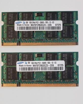 RAM 1+1 Gb (DDR2) Samsung
