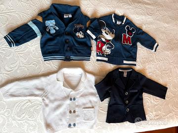 Set 4 cardigan in cotone Original marines + tg 6/9