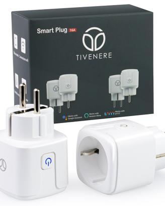 Presa intelligente 2 pezzi Tivenere SmartPlug wifi