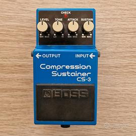 BossCS-3-Pedale effetto compressore chitarra basso
