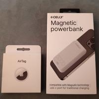magnetic powerbank + Air Tag