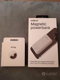 magnetic powerbank + Air Tag