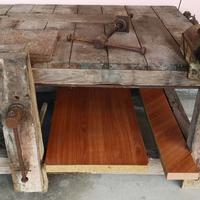 Antico banco da lavoro in legno per Falegname