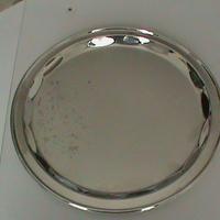 VASSOIO ROTONDO IN SILVERPLATED USATO ANNI 90