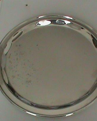 VASSOIO ROTONDO IN SILVERPLATED USATO ANNI 90