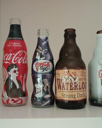 bottiglie da collezione coca cola