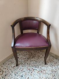 Poltroncina stile liberty 