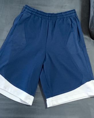 Pantaloncini Jordan bianchi / blu scuro