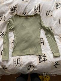 Maglietta a maniche lunghe slim fit da Donna