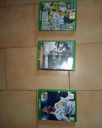 videogiochi Fifa17/18 e rainbows siege