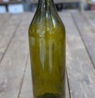 12 Bottiglie vetro 1L con contenitore in metallo
