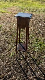 Tavolino portavaso d’epoca in legno