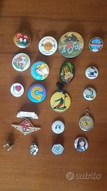 Spille varie  mascotte mondiali anni 90 e muranina