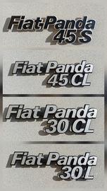 targhetta fregio scritta Panda 45 30 epoca