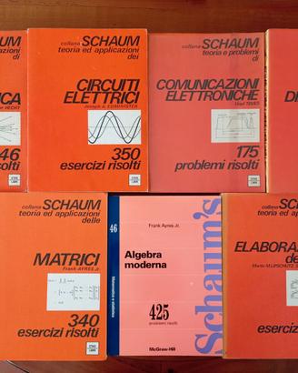 N. 7 volumi Collana SCHAUM - Fisica/Matematica