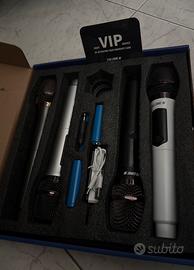 Set 4 Microfoni Wireless Talomen 🎤🎶