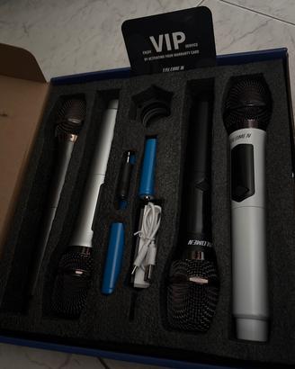 Set 4 Microfoni Wireless Talomen 🎤🎶