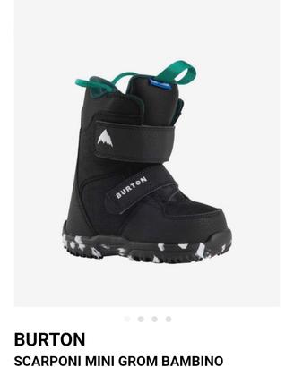 BURTON Snowboard SCARPONI MINI GROM BAMBINO/A