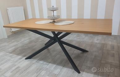 tavolo in legno nuovo 200m 