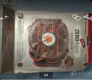 dissipatore in rame zerotherm  nuovo