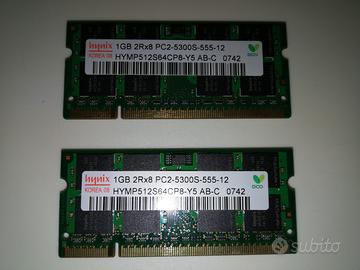 Memorie ram diverse tipologie