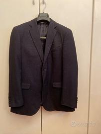 Abito da uomo blu invernale