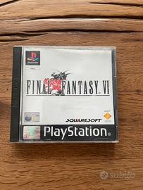 Final Fantasy VI PSX PAL  - raro, collezionismo