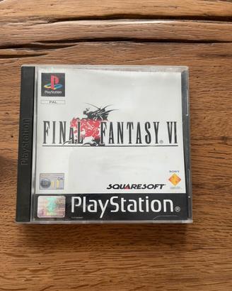 Final Fantasy VI PSX PAL  - raro, collezionismo