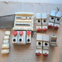 Quadro elettrico e prese trifase