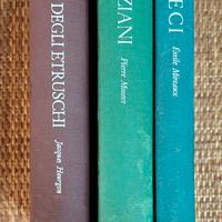 tre volumi storici etruschi greci egiziani