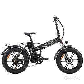 BICI ELETTRICA  250W RESET NEW 987 NERO/VERDE