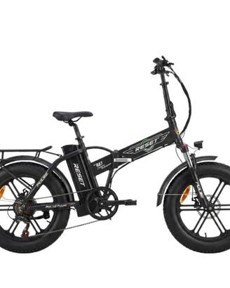 BICI ELETTRICA  250W RESET NEW 987 NERO/VERDE