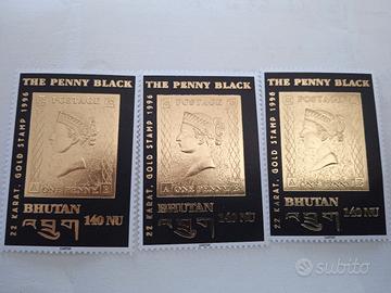 Francobolli Bhutan Penny Black 1996