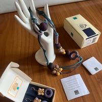 Set collana + orecchini THUN originali con scatola