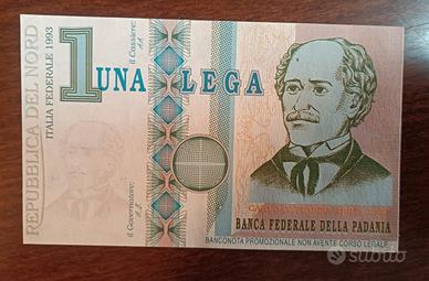 Banconota da 1 Lega della Lega Nord FDS