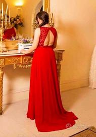 Abito da cerimonia rosso rubino