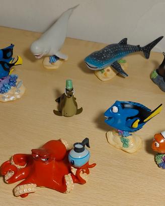 Lotto 9 figure Dory e i suoi amici Disney Pixar