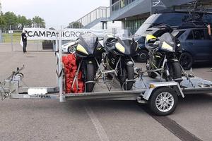 Rimorchio basculante Ellebi monoasse rinforzato