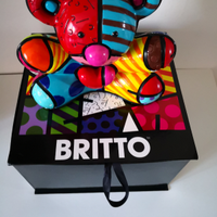 Romero Britto - Bear Panda red - Limited Edition