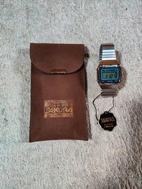Orologio Vintage Sakura anni 80 Nuovo