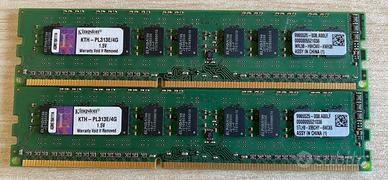 Kingston kth-pl313e/4g memoria server