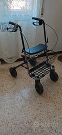 Deambulatore per interno/esterno pieghevole