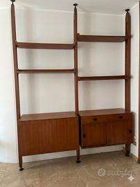 libreria cielo terra design anni 50 stile albini