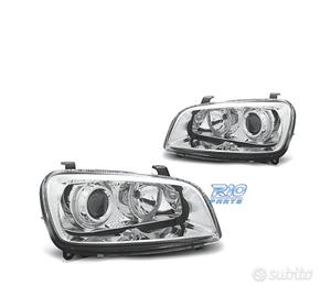 FARI PER TOYOTA RAV-4 94-00 ANGEL EYES FONDO CROMA