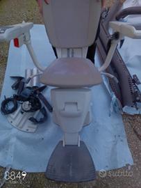 sedia saliscale a binario