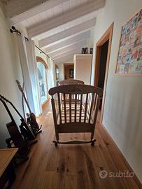 Lettino atrigianale per materasso 125 x 62 
