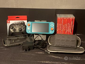 Nintendo switch lite,vari giochi,controller