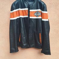 Giubbotto cuoio HD e casco HD originale USA